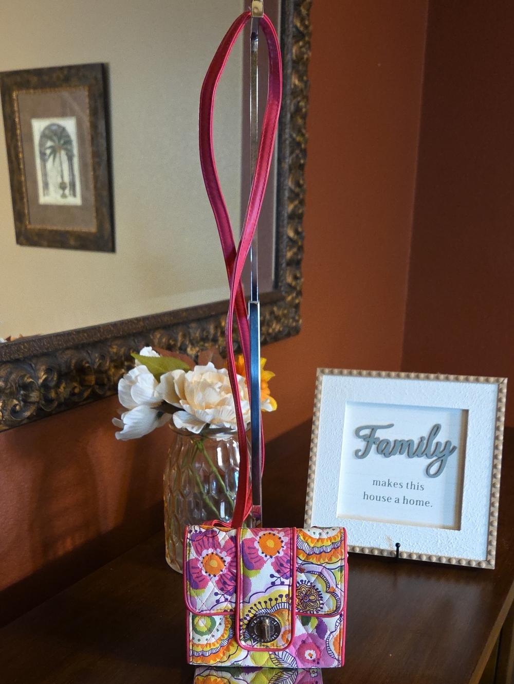 Vera Bradley Mini Turn-lock Crossbody Bag - Picture 5 of 13